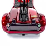 Back View of EV-Rider Transport AF + Auto Folding Lightweight Travel Mobility Scooter