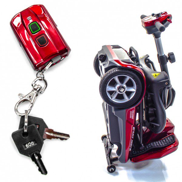 Overview of EV-Rider Transport AF + Auto Folding Lightweight Travel Mobility Scooter