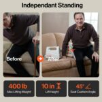 SuperHandy Electric Seat Lift Assist Cushion for Elderly, Battery Powered Lifting Device, Air Cushion Mode view 3